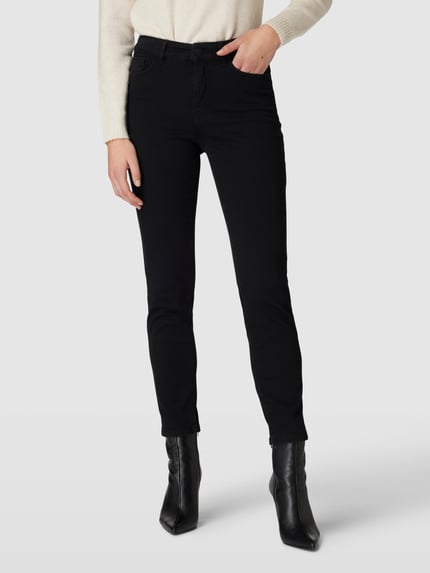 Marc Cain Slim Fit Jeans mit Label-Detail Black 4