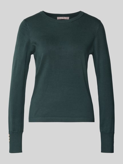 Christian Berg Woman Selection Strickpullover mit Rundhalsausschnitt Gruen 2