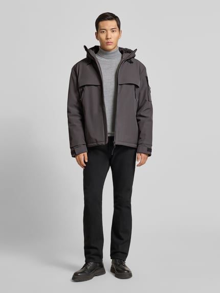 Luhta Jacke mit Kapuze Modell 'HUKKALA' Anthrazit 1