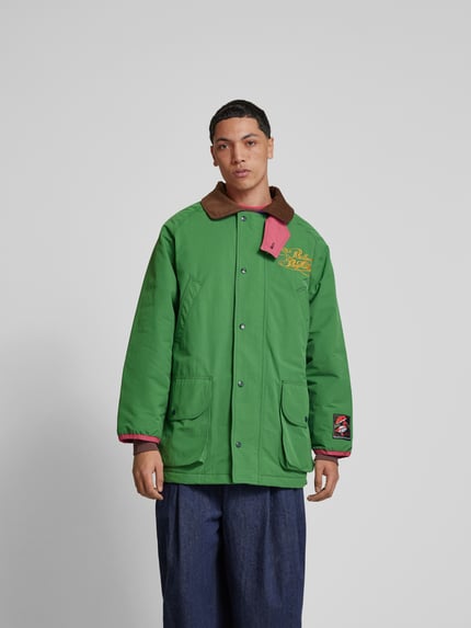 Billionaire Boys Club Kurtka z wyhaftowanym logo Zielony 4