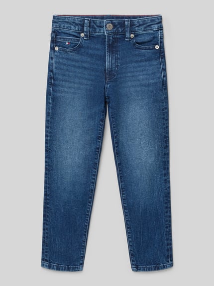Tommy Hilfiger Kids Straight Fit Jeans aus Baumwoll-Mix Blau 1