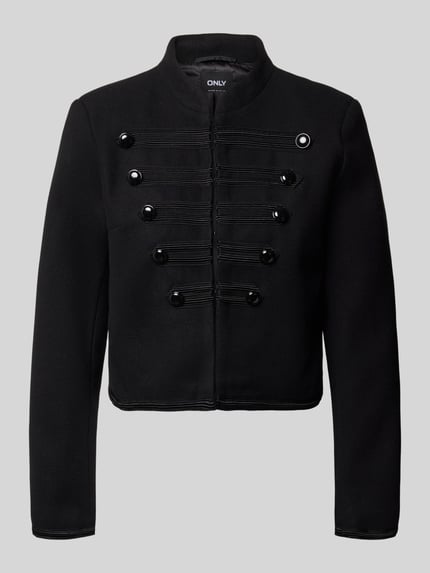 ONLY Bomberjacke mit Uniform Zierknöpfen Black 2