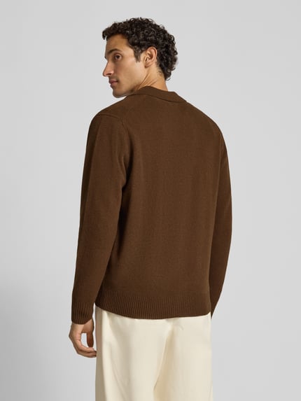 Wood Wood Cardigan aus Wolle mit Zweiwege-Reißverschluss Modell 'Tay' Hazel 5