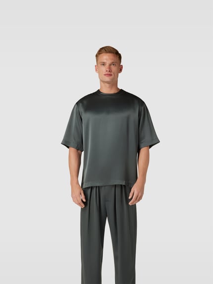 Nanushka T-shirt met ronde hals Middengrijs - 4