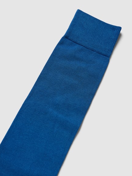 FALKE Kniekousen met logostitching model 'Tiago' Oceaanblauw - 2