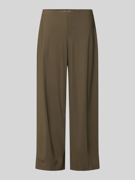 Produktfoto, Relaxed Fit Schlupfhose Modell 'SALLY' von Raffaello Rossi, olivgrün, High Tech Jersey, elastischer Bund, glatte Textur
