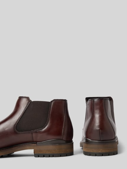 LLOYD Chelsea boots met elastische inzetten, model 'VIBE' Donkerbruin - 2