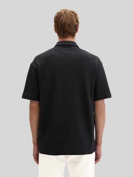 Marc O'Polo Loose Fit Freizeithemd aus Baumwoll-Mix Black 5