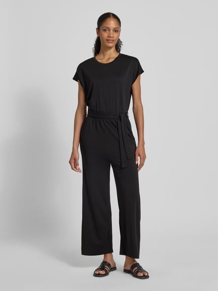 Jake*s Casual Jumpsuit mit Bindegürtel Black 4