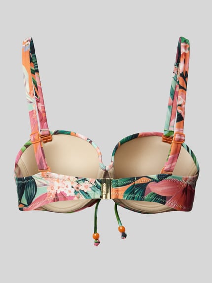 Marie Jo Top bikini z ozdobną kokardą model ‘NORMA JEANNE’ Koralowy 3