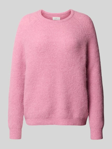 Fynch-Hatton Strickpullover mit gerippten Abschlüssen Rose 2