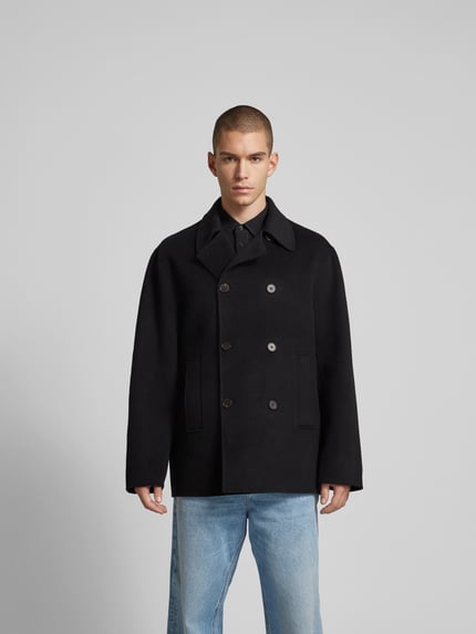 Filippa K Lange jas met knoopsluiting Black - 4