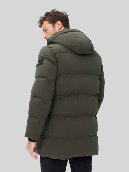 Brax Puffer Coat mit Kapuze Oliv 5