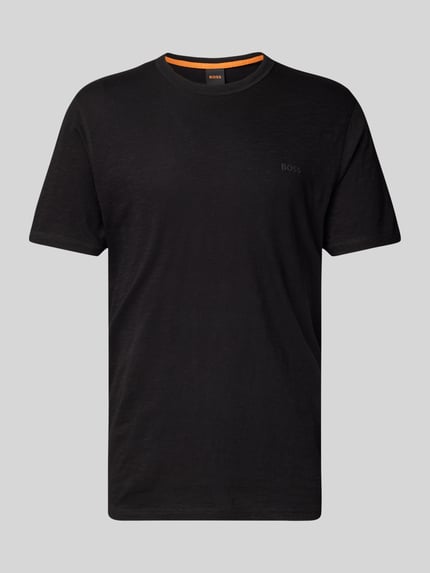BOSS Orange T-Shirt aus reiner Baumwolle Black 2