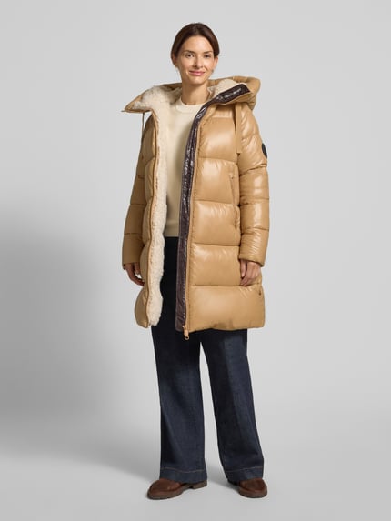 Save The Duck Steppmantel mit Kapuze Modell 'BELLA' Camel 1