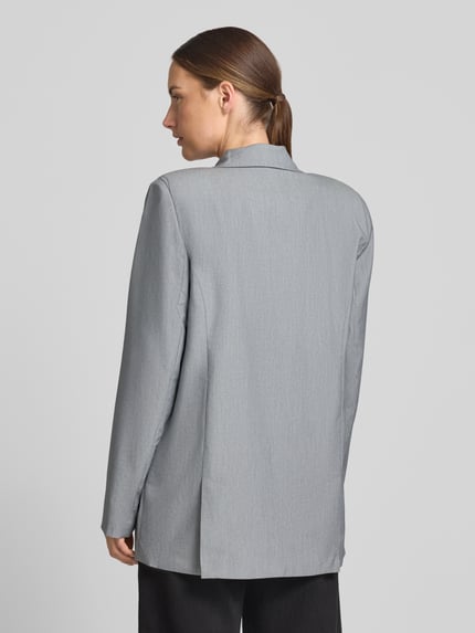 My Essential Wardrobe Blazer met klepzakken model 'Hanna' Lichtgrijs gemêleerd - 5