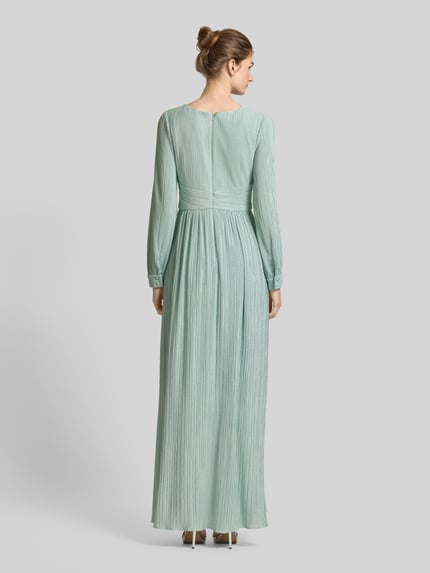 Adrianna Papell Abendkleid mit V-Ausschnitt Mint 5