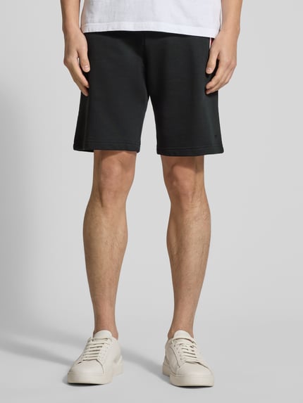 Christian Berg Men Sweatshorts mit elastischem Bund Black 4