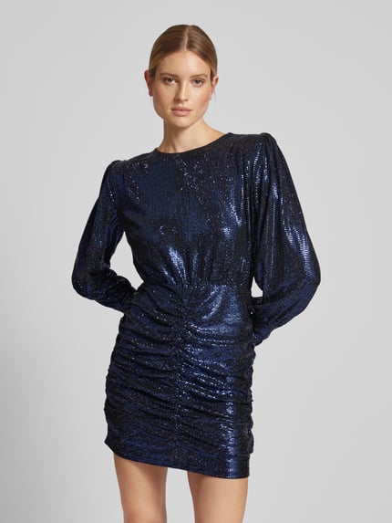 Constantly K X P&C* Minikleid mit Paillettenbesatz Dunkelblau 4