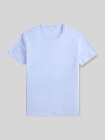 Polo Ralph Lauren Regular Fit T-Shirt aus reiner Baumwolle Hellblau 2