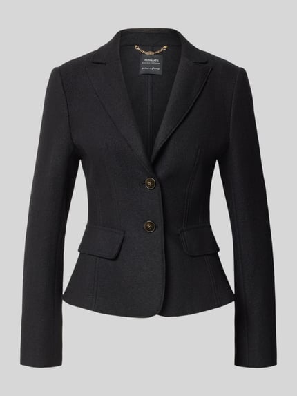 Slim Fit Kurzblazer aus reiner Schurwolle Shop The Look MANNEQUINE