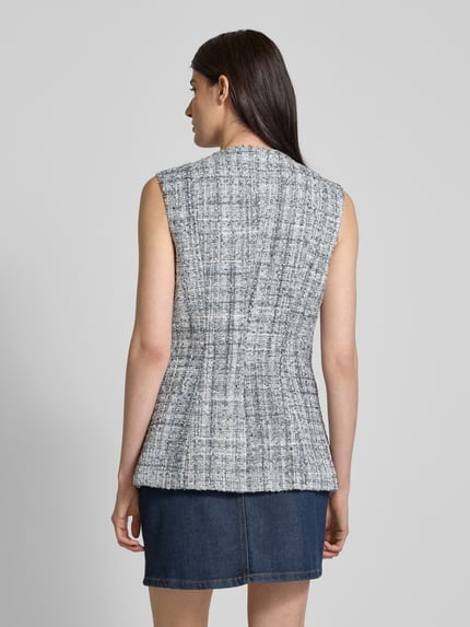 GUESS Weste mit Strukturmuster Modell 'SADIE' Hellblau 5