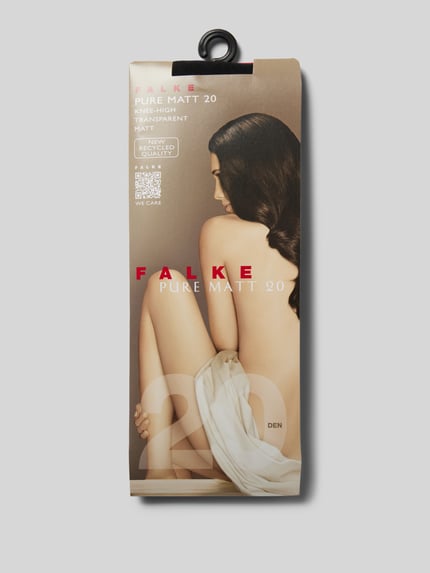 FALKE 20 DEN Feinkniestrümpfe in matter Optik Black 3