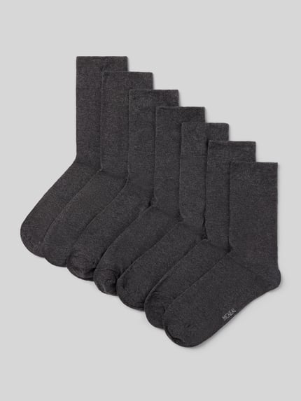 MCNEAL Socken aus elastischem Baumwoll-Mix Anthrazit Melange 1