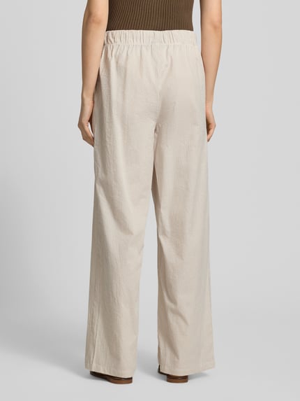 ONLY Loose Fit Weite Hose aus reiner Baumwolle Modell 'AUGUSTA' Sand 5