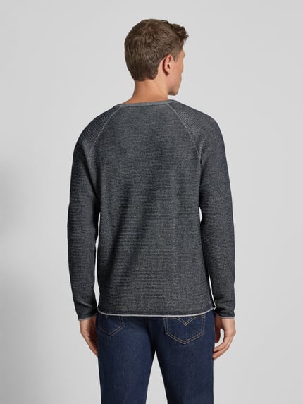 DRYKORN Strickpullover mit Rundhalsausschnitt Modell 'TITZIAN' Blau 5