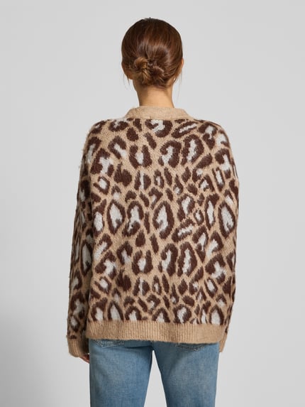 miss goodlife Wollcardigan mit V-Ausschnitt Camel 5