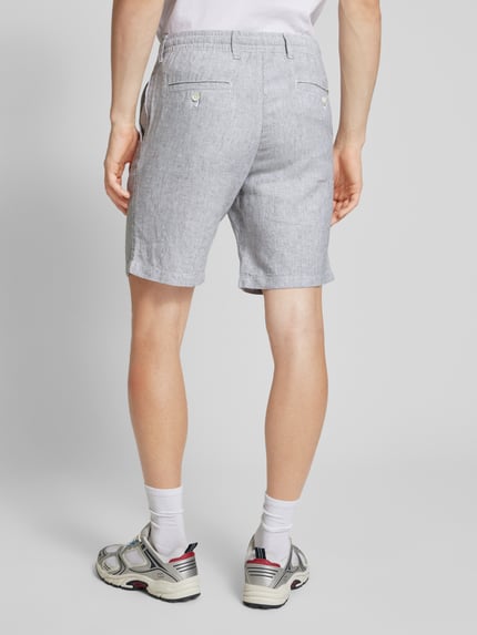 JACK & JONES Korte regular fit broek met tunnelkoord, model 'MYKONOS' Lichtblauw - 5