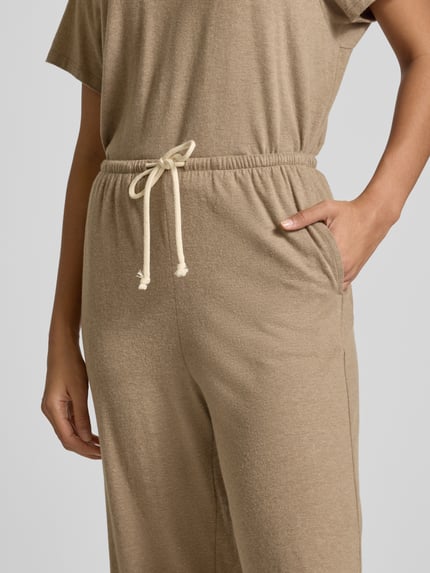 American Vintage Sweatpants mit elastischem Bund Modell 'YPAWOOD' Sand Melange 3