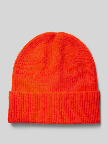 ICHI Beanie met structuurmotief, model 'IAIVO' Oranje - 1