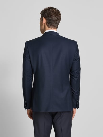ROY ROBSON „Garnitur o kroju slim fit z mieszanki wełny w jednolitym designie” Granatowy 5