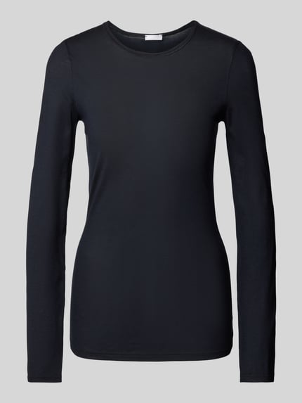 HANRO Longsleeve met ronde hals Zwart - 1