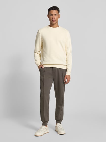 Antony Morato Slim Fit Sweatpants mit Tunnelzug Modell 'Carrot' Oliv 1