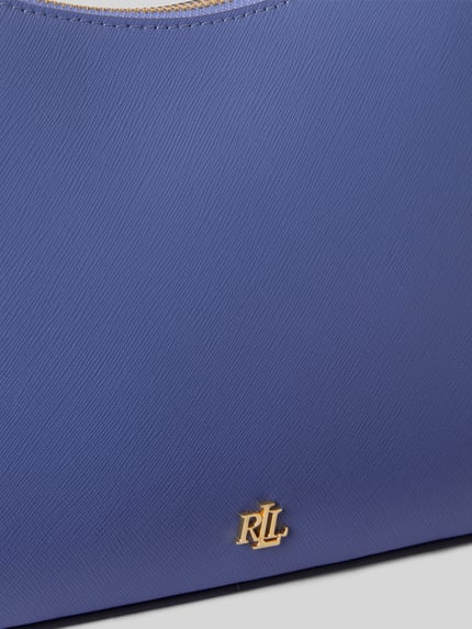 Lauren Ralph Lauren Umhängetasche aus echtem Leder Modell 'Danni' Blau 7