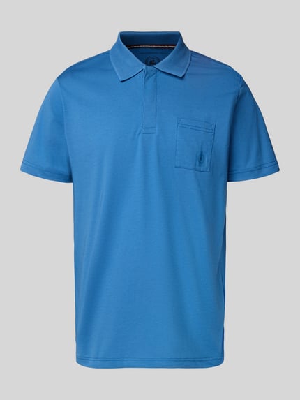 LERROS Regular Fit Poloshirt mit Brusttasche Petrol 2