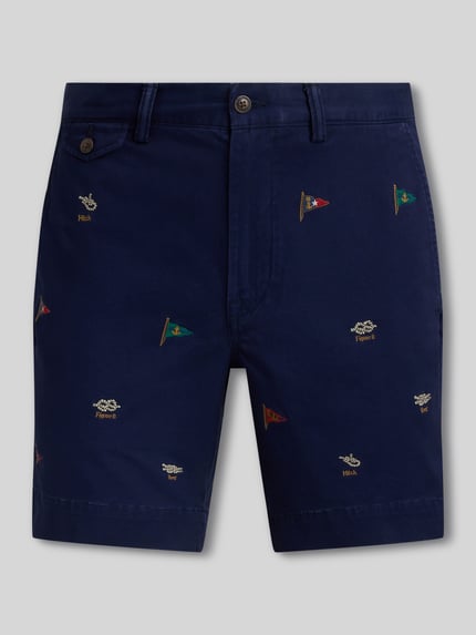 Polo Ralph Lauren Regular Fit Shorts mit Stitching Details Marine 2