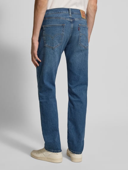 Levi's® Regular Fit Jeans mit Eingrifftaschen Modell '505™' Dunkelblau 5
