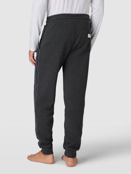 Tommy Hilfiger Sweatpants mit Kontraststreifen Modell 'ESTABLISHED' Mittelgrau Melange 5