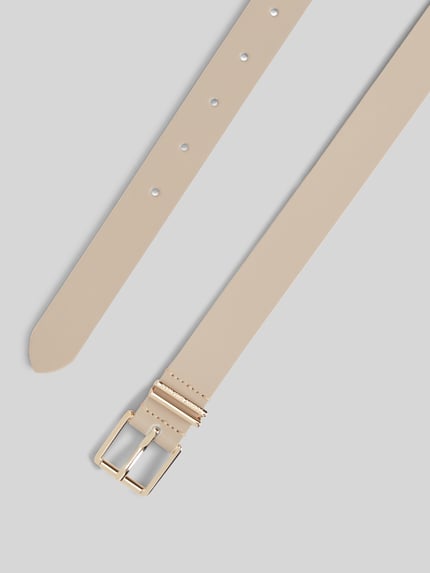 Tommy Hilfiger Gürtel aus echtem Leder mit Label-Prägung Offwhite 2