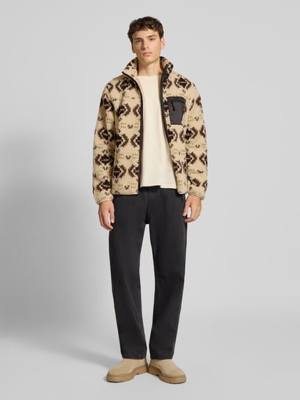 REVIEW Teddy-Jacke mit Stehkragen Offwhite 1