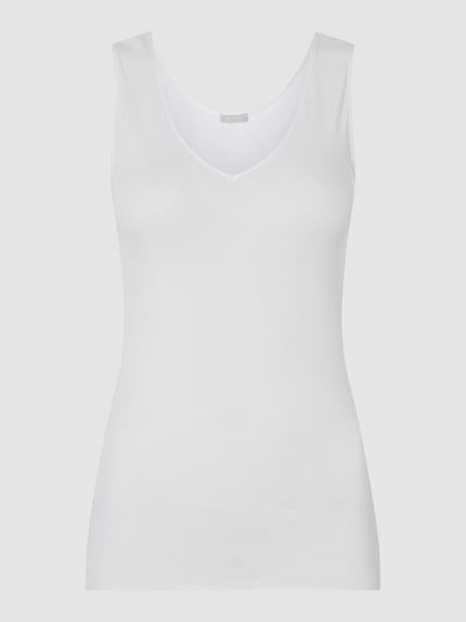HANRO Onderhemd van katoen - naadloos, model 'Cotton Seamless' Wit - 2