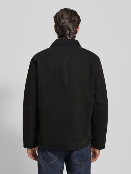 Barbour Regular fit overhemdjack van puur katoen Model 'COVE' Zwart - 5