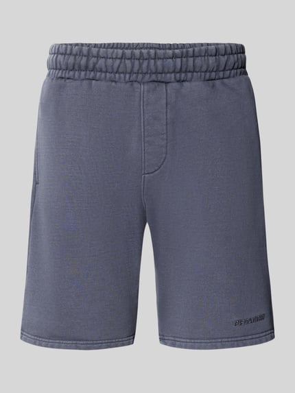 PEGADOR Sweatshorts mit elastischem Bund und Logo-Stitching Dunkelblau 2