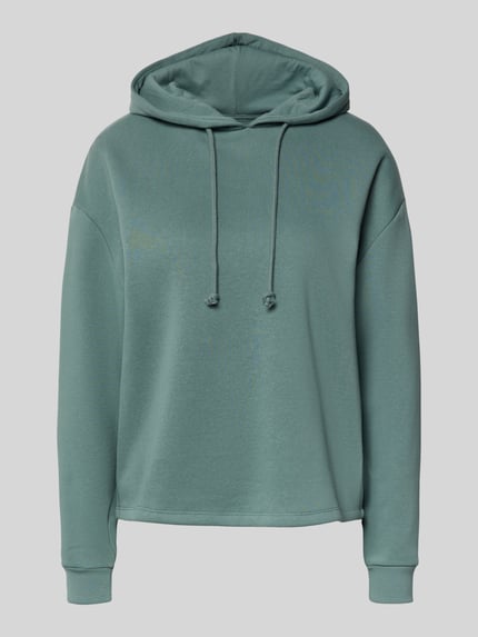 PIECES Regular Fit Hoodie aus Baumwoll-Mix Modell 'CHILLI' Schilf 2