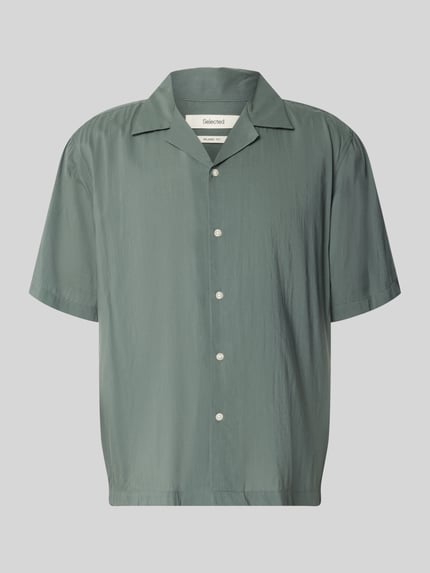 Selected Relaxed Fit Freizeithemd aus Baumwoll-Mix Modell 'RELAXAIR' Hellgruen 2