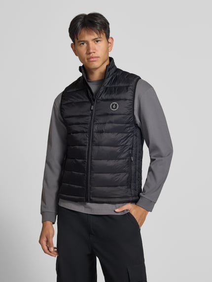 JACK & JONES Steppweste mit Reißverschlusstaschen Modell 'KINGSLEY' BLACK 4